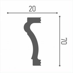 Молдинг Де-Багет XPS POLYMER М 70-foto2