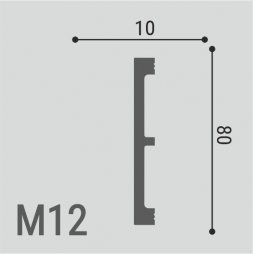 Молдинг Де-Багет XPS POLYMER М 12 80/10-foto2