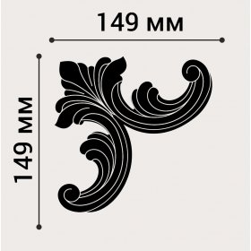 Угол Де-Багет декоративный М30У1-foto2