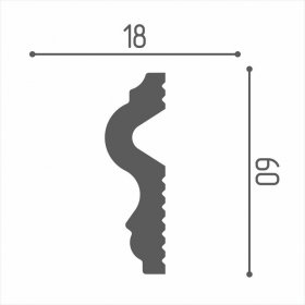 Молдинг Де-Багет XPS POLYMER М 60-foto2
