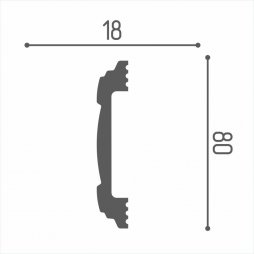 Молдинг Де-Багет XPS POLYMER М 80-foto2