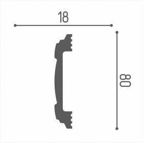 Молдинг Де-Багет XPS POLYMER М 80-foto2