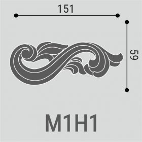 Угол Де-Багет декоративный М1Н1 - комплект 2 шт-foto2