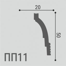 Карниз Де-Багет XPS POLYMER ПП 11 50/20-foto2