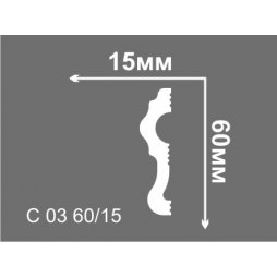 Молдинг Де-Багет С 03 60/15-foto2