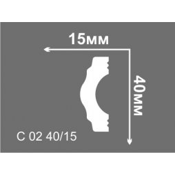 Молдинг Де-Багет С 02 40/15-foto2