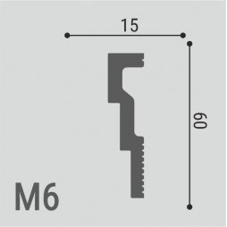 Молдинг Де-Багет XPS POLYMER М 6 60/15-foto2