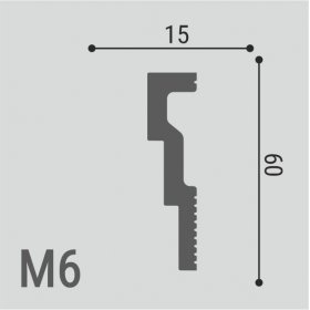 Молдинг Де-Багет XPS POLYMER М 6 60/15-foto2