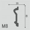 Молдинг Де-Багет XPS POLYMER М 8 80/20 - Фото №2