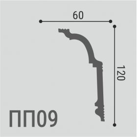 Карниз Де-Багет XPS POLYMER ПП 09 120/60-foto2