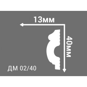 Молдинг Де-Багет ДМ 02/40-foto2