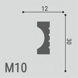 Молдинг Де-Багет XPS POLYMER М 10 30/12-foto2