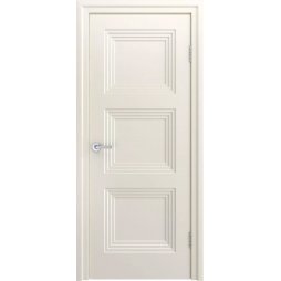 Межкомнатная дверь «Каролина-3 ДГ» RAL 9010