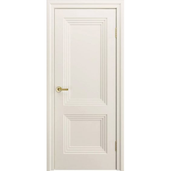 Межкомнатная дверь «Каролина-2 ДГ» RAL 9010