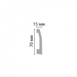 Плинтус Decomaster D125ДМ (70*15*2000)-foto2