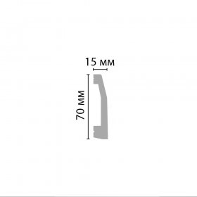 Плинтус Decomaster D125ДМ (70*15*2000)-foto2