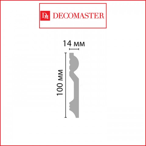 Плинтус Decomaster D137ДМ (100*14*2000)