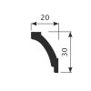 Карниз CoSca KX030 (20х30х2000)
