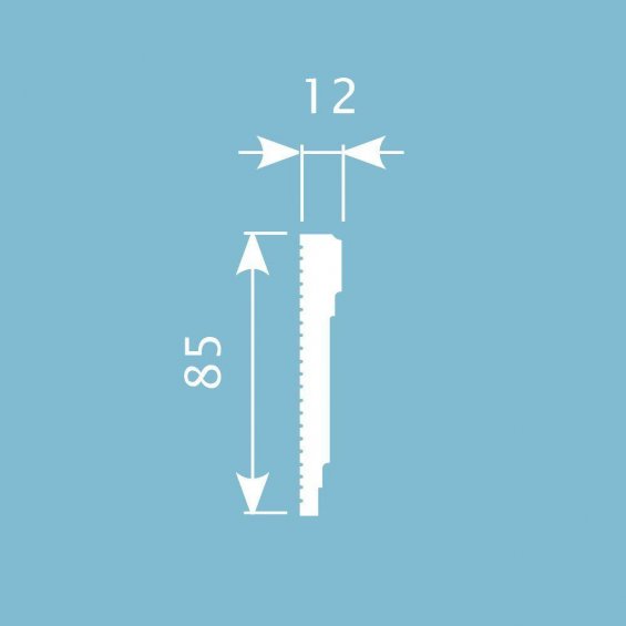 Молдинг CoSca MX028 (85х12х2000) (МХ028)