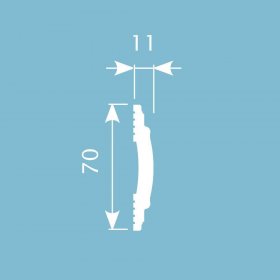 Молдинг CoSca MX032 (70х11х2000) (МХ032)-foto2