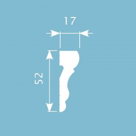 Молдинг CoSca MX036 (52х17х2000) (МХ036)-foto2