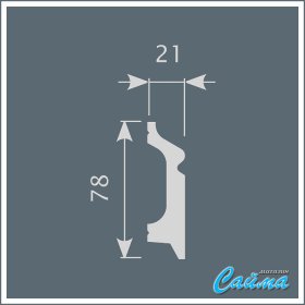 Плинтус Cosca PX001 (21х78х2000)-foto2