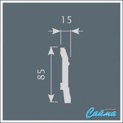 Плинтус Cosca PX020 (15х85х2000)-foto2
