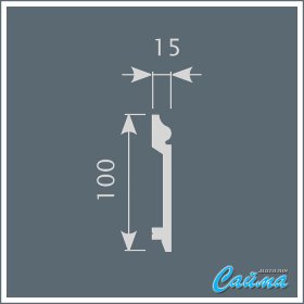 Плинтус Cosca PX026 (15х100х2000)-foto2