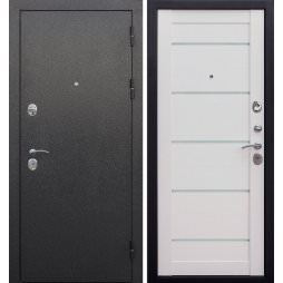 Входная Стальная Дверь Ferroni (Цитадель) 10 см Толстяк Серебро/Белый Ясень Эмаль Царга