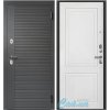 Входная Дверь Ferroni (Цитадель) 2 мдф Графит линии / Белый Софт - Фото №1