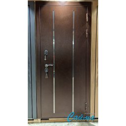 Входная Дверь Стальной Стандарт Изотерма Медь (Уличная)-foto3