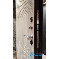 Входная Дверь Стальной Стандарт Изотерма Графит (Уличная)-foto2