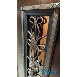 Уличная Входная Дверь LUX Венеция Медный Антик/Белый Ясень-foto4