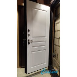 Входная Дверь Броня 20 с терморазрывом RAL Букле Графит/Бианко-foto5