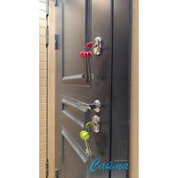 Входная Дверь Броня 62 с терморазрывом RAL Букле Графит/Сонома-foto4