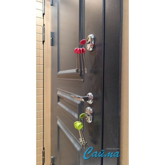 Входная Дверь Броня 62 с терморазрывом RAL Букле Графит/Сонома