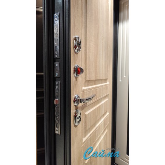 Входная Дверь Броня 62 с терморазрывом RAL Букле Графит/Сонома