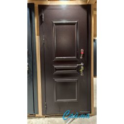 Входная Дверь Броня 63 с терморазрывом RAL Букле Опал/Сонома-foto3