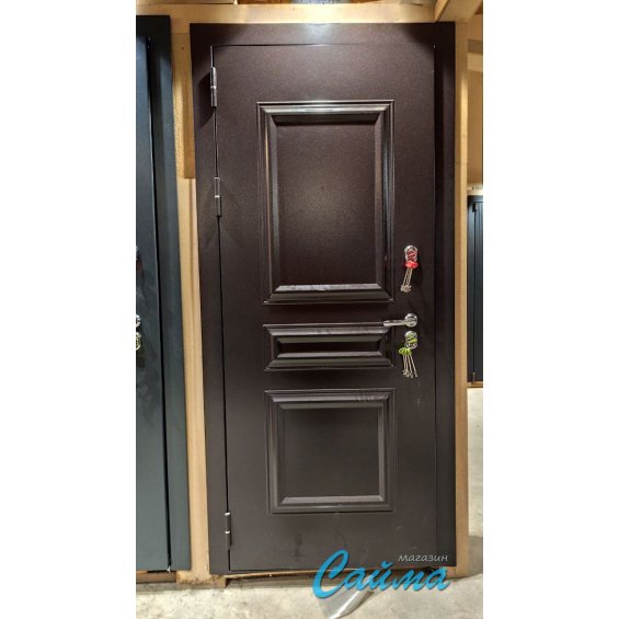 Входная Дверь Броня 63 с терморазрывом RAL Букле Опал/Сонома Входная Дверь Броня 63 с терморазрывом RAL Букле Опал/Сонома