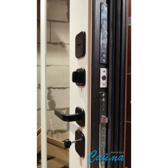 Входная Дверь Броня Геометрия с Зеркалом (белый) Входная Дверь Броня Геометрия с Зеркалом (белый)