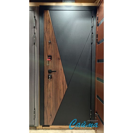 Входная Дверь Броня Геометрия с Зеркалом (венге) Входная Дверь Броня Геометрия с Зеркалом (венге)