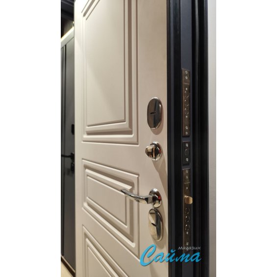 Входная Дверь Броня Консул.1 7024 Серая/Белая матовая (Уличная) с Терморазрывом Входная Дверь Броня Консул.1 7024 Серая/Белая матовая (Уличная) с Терморазрывом