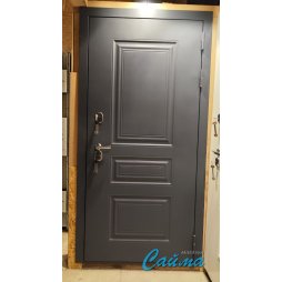 Входная Дверь Броня Консул.1 7024 Серая/Белая матовая (Уличная) с Терморазрывом-foto4