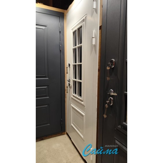 Входная Дверь Броня Консул 3 стеклопакет 9003 Белая/Белый софт (Уличная) с Терморазрывом Входная Дверь Броня Консул 3 стеклопакет 9003 Белая/Белый софт (Уличная) с Терморазрывом