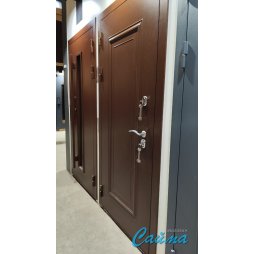 Входная Дверь Броня Консул.5 8017 Коричневая/Белая матовая (Уличная) с Терморазрывом-foto4