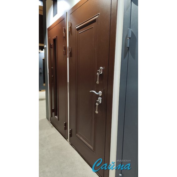 Входная Дверь Броня Консул.5 8017 Коричневая/Белая матовая (Уличная) с Терморазрывом Входная Дверь Броня Консул.5 8017 Коричневая/Белая матовая (Уличная) с Терморазрывом