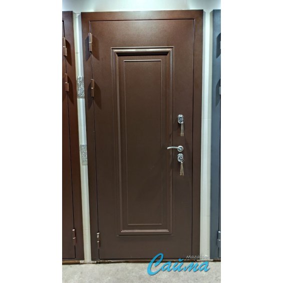 Входная Дверь Броня Консул.5 8017 Коричневая/Белая матовая (Уличная) с Терморазрывом Входная Дверь Броня Консул.5 8017 Коричневая/Белая матовая (Уличная) с Терморазрывом