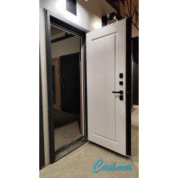 Входная Дверь Броня Консул Монблан 7024 Серая/Белый софт  (Уличная) с Терморазрывом-foto6