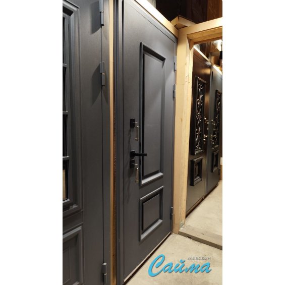 Входная Дверь Броня Консул Непал 7024 Серая/Белый софт (Уличная) с Терморазрывом Входная Дверь Броня Консул Непал 7024 Серая/Белый софт (Уличная) с Терморазрывом