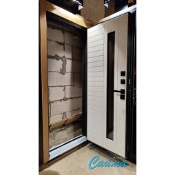 Входная Дверь Броня Крафт Дуб Чарльстон Коричневый/Белый Софт (Уличная) с Терморазрывом-foto6